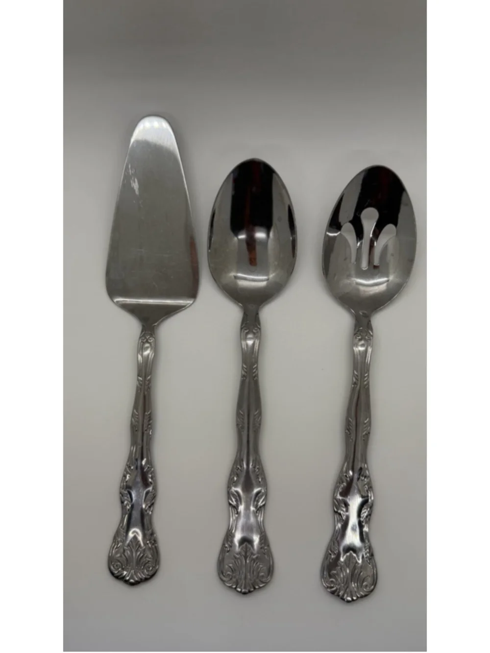 reed and barton stainless serving pieces Set Of 3